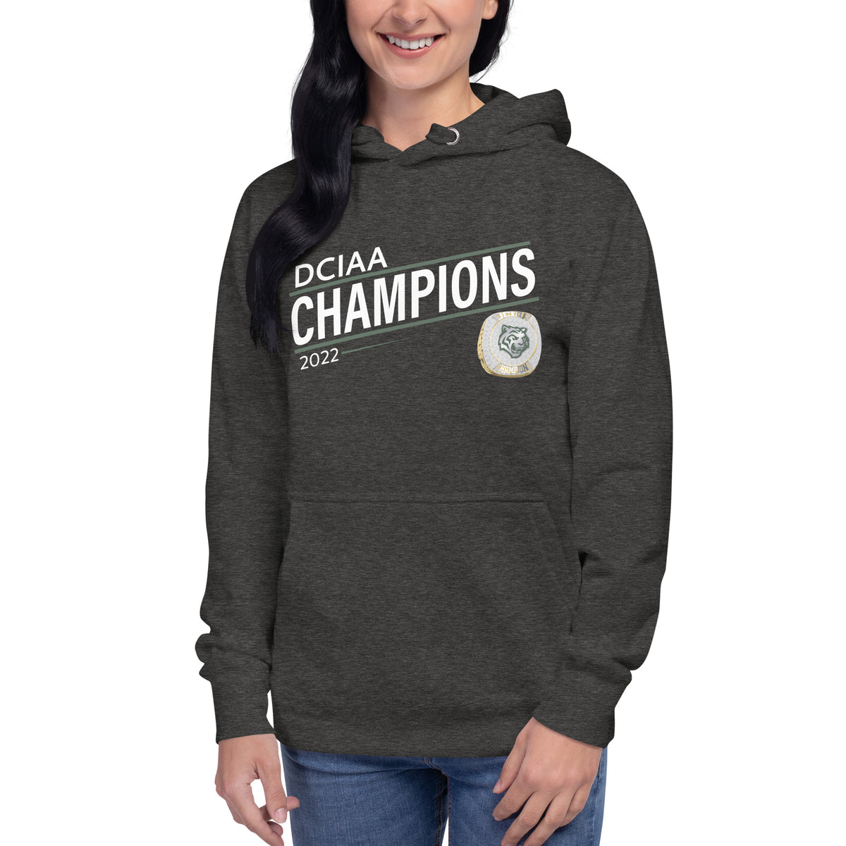 Jackson-Reed High School 2022 DCIAA Championship Ring Unisex Hoodie