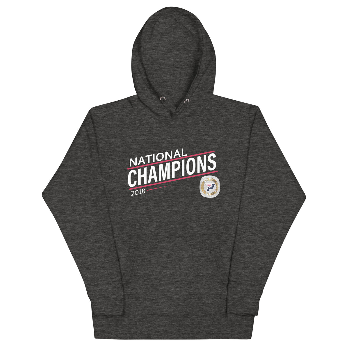 South Bay Patriots Red Line 2018 National Championship Ring Unisex Hoodie