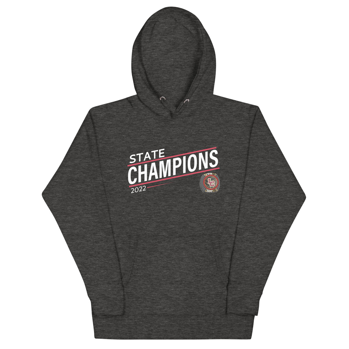 Lincoln Christian High School 2022 State Championship Ring Unisex Hoodie