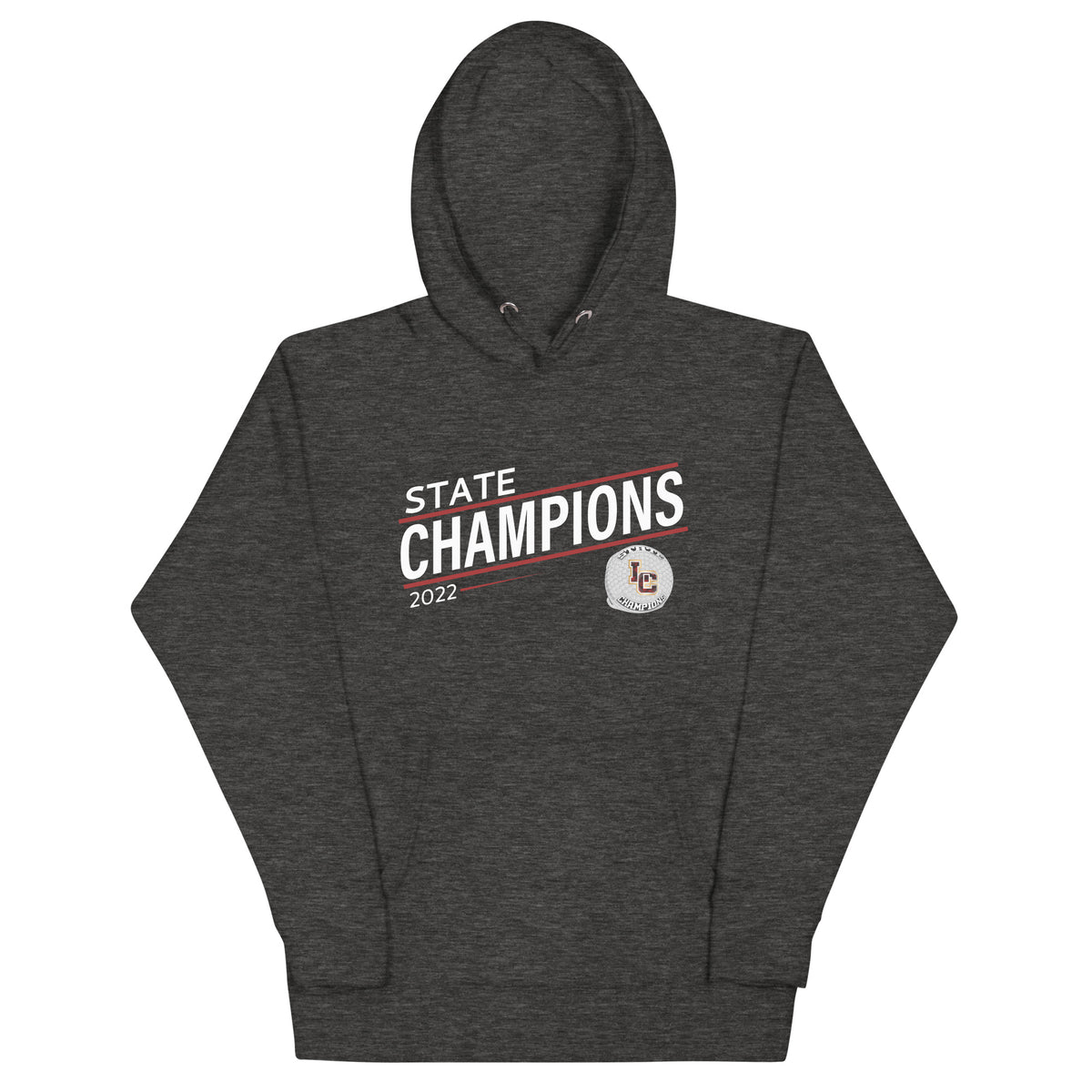 Lincoln Christian Coed Cross Country 2022 State Championship Ring Unisex Hoodie