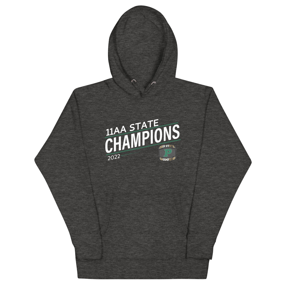 Theodore F Riggs High School 2022 11AA State Championship Ring Unisex Hoodie