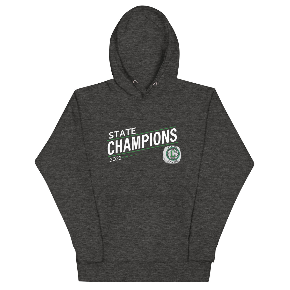 Chariho High School 2022 State Championship Ring Unisex Hoodie