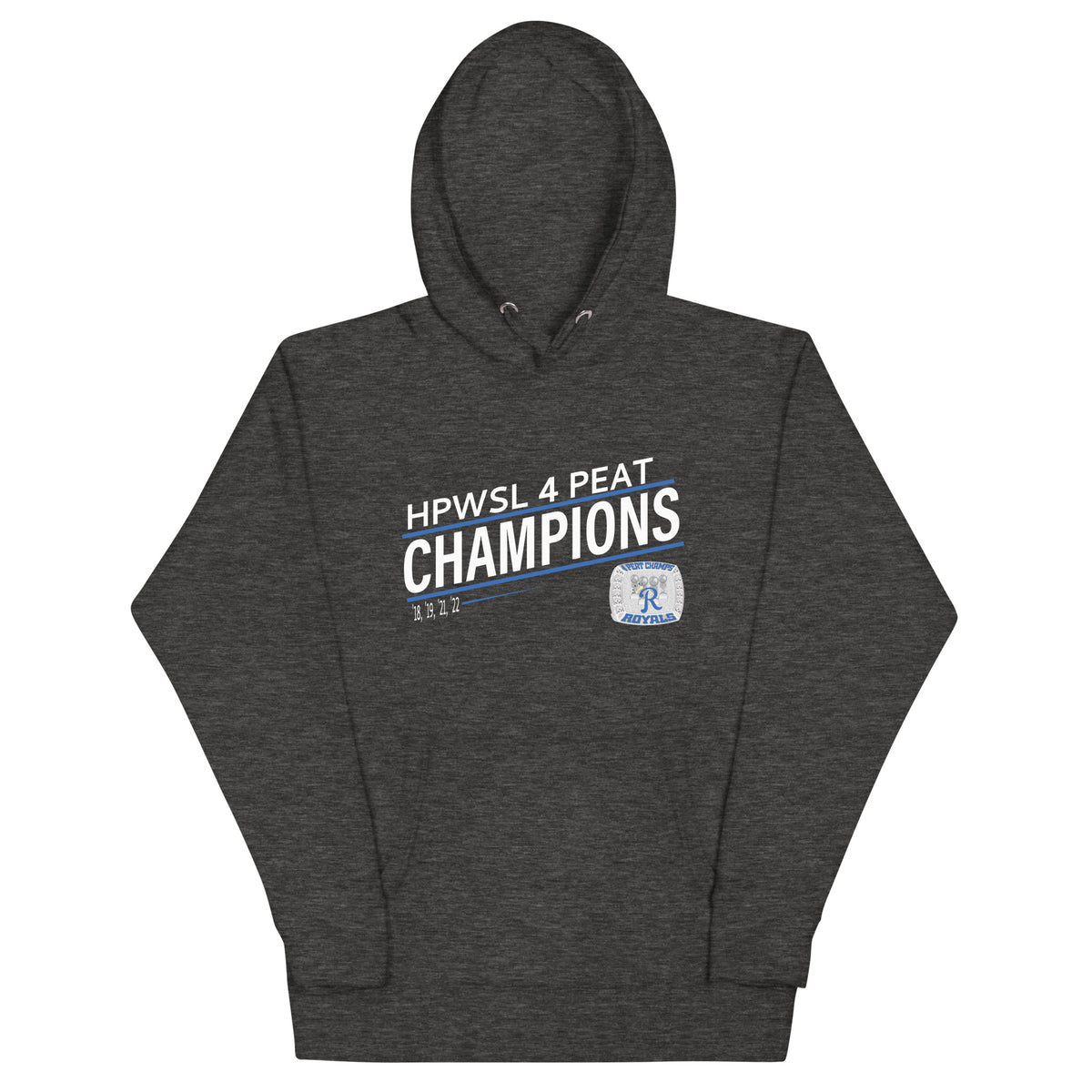 Royals Softball HPWSL 4-Peat Championship Ring Unisex Hoodie