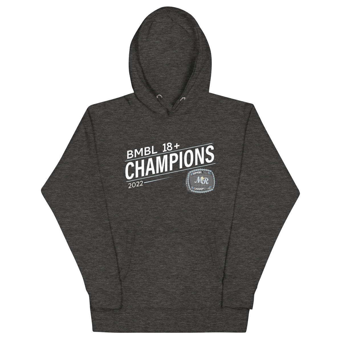 Mocka Rays Baseball 2022 BMBL 18+ Championship Ring Unisex Hoodie