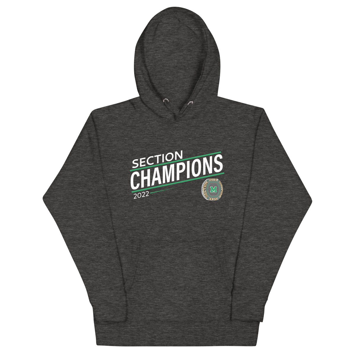 Manteca High School Football 2022 State Championship Ring Unisex Hoodie