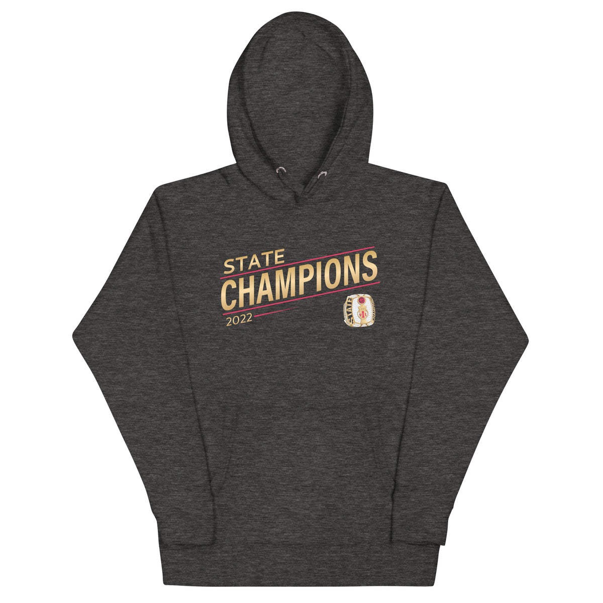 Customer Care Basketball 2022 State Championship Ring Unisex Hoodie