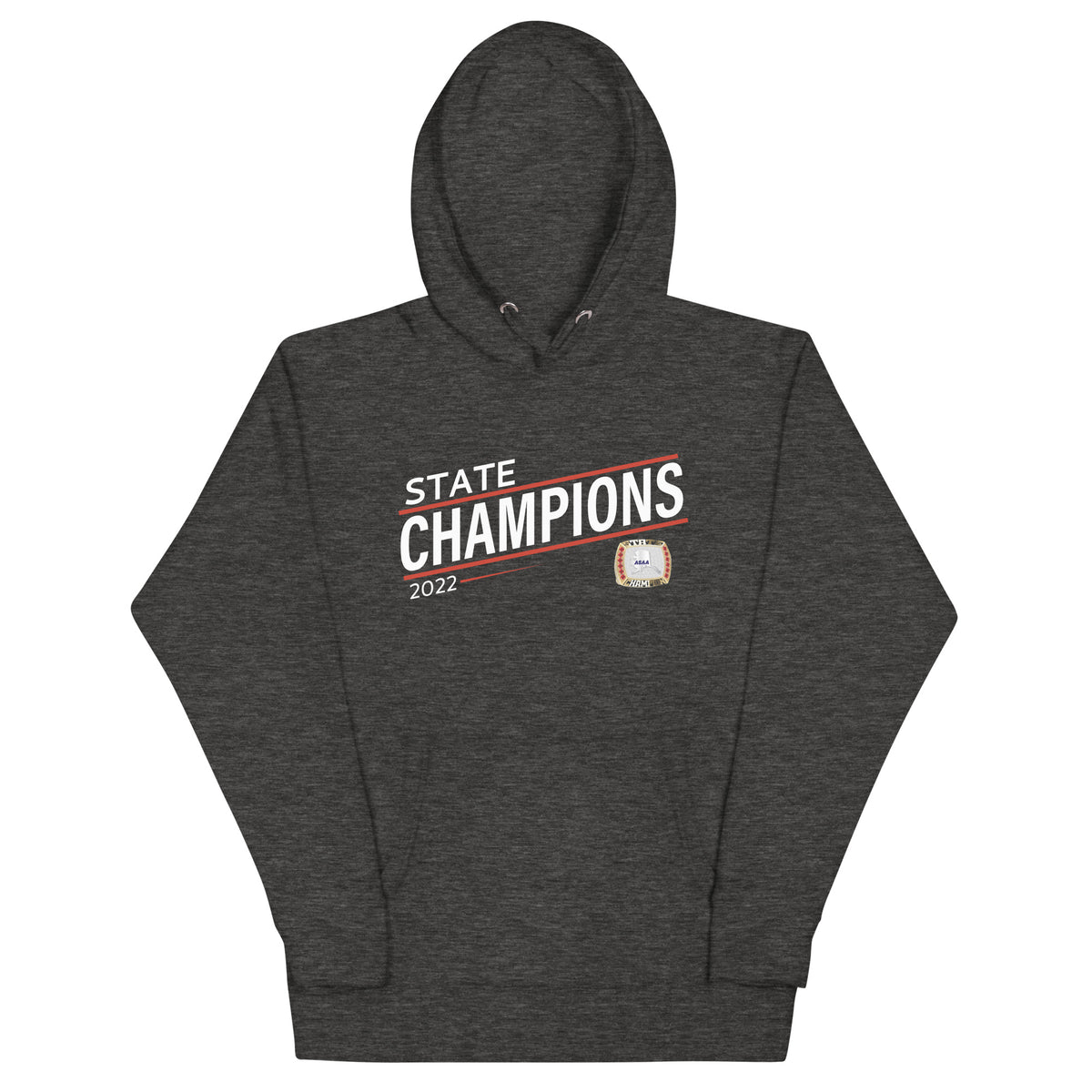 Test Fan Store Football 2022 State Championship Ring Unisex Hoodie