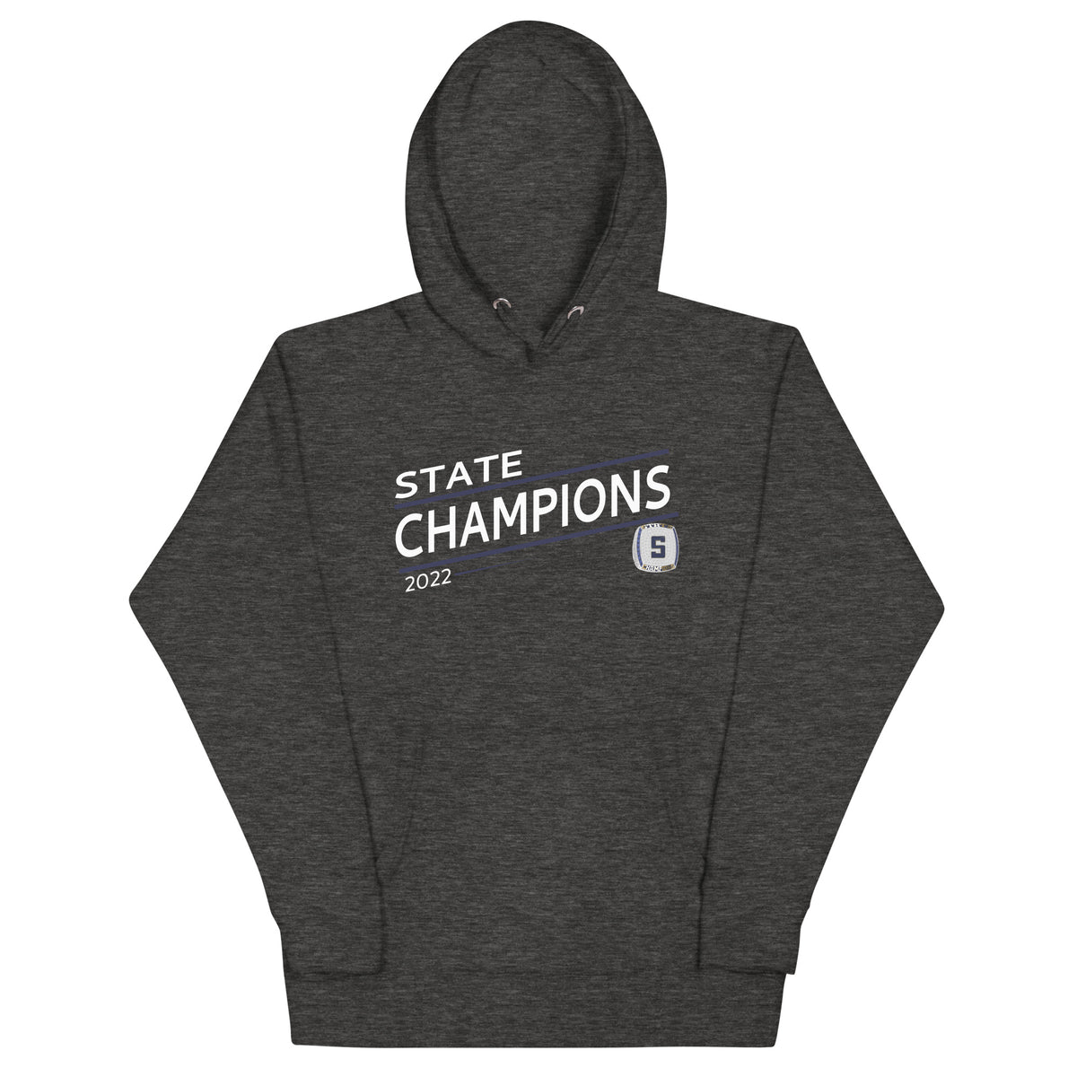 Skaneateles High School Soccer 2022 State Championship Ring Unisex Hoodie