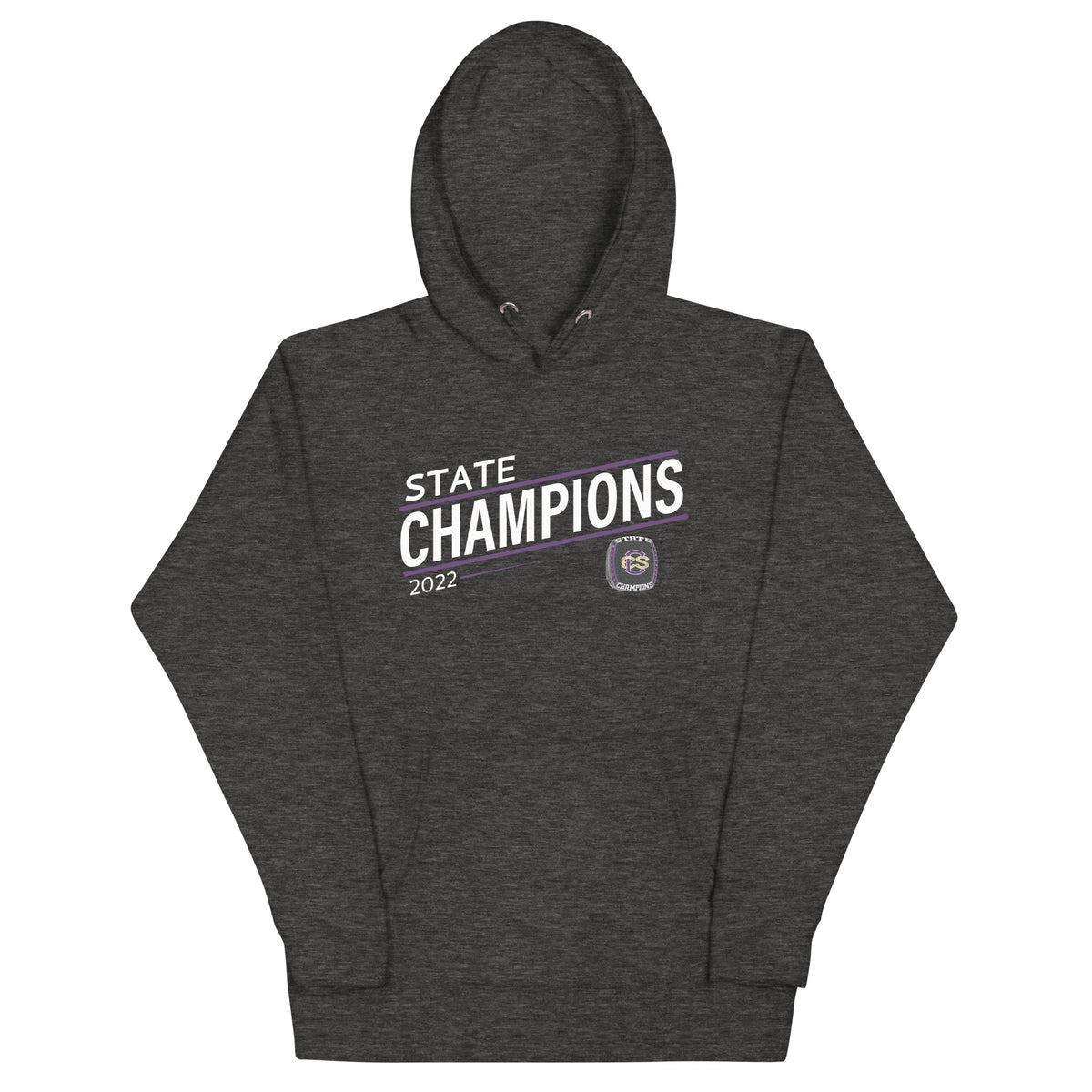 Community Christian High School Cheer 2022 State Championship Ring Unisex Hoodie