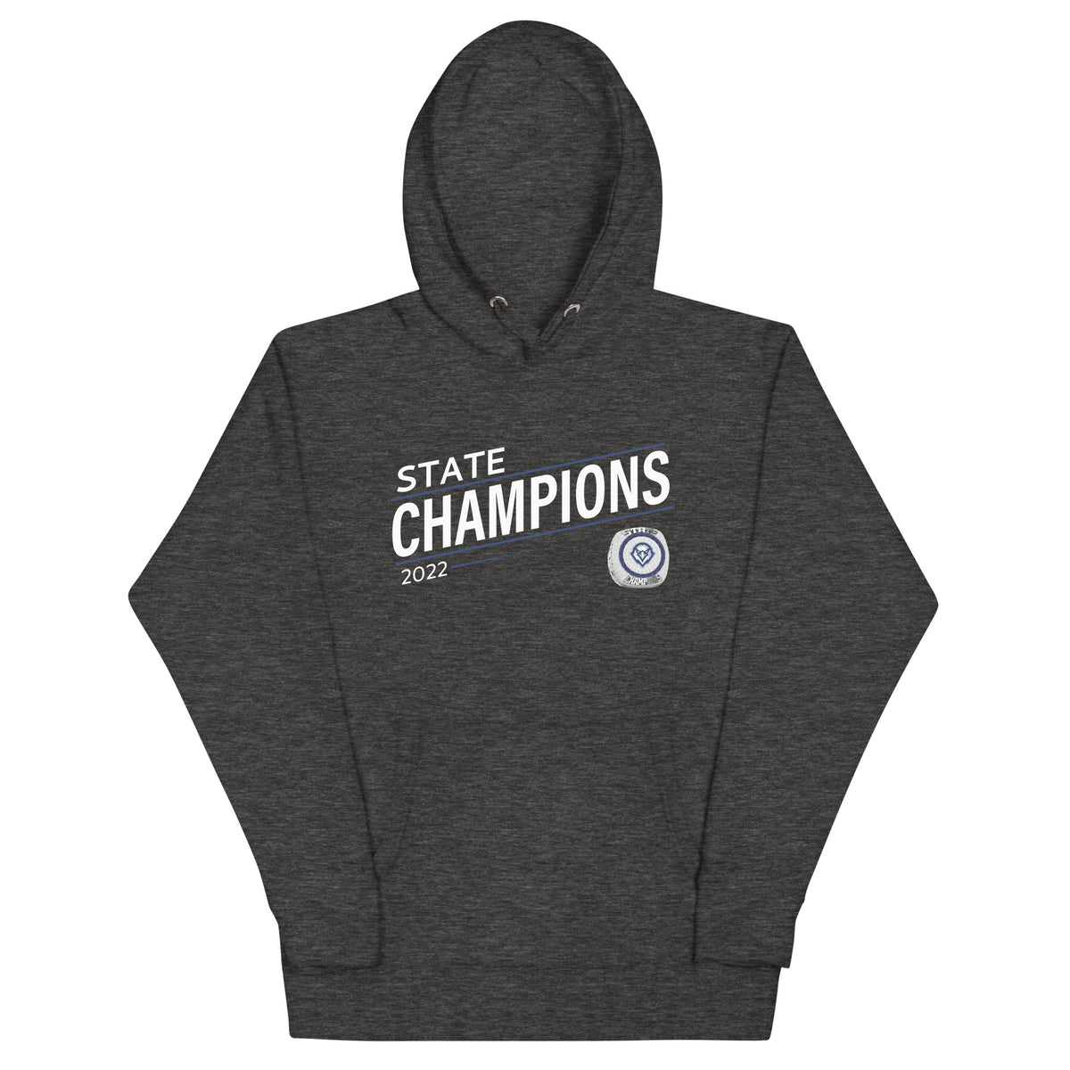 The Baptist Preparatory Upper School Volleyball 2022 State Championship Ring Unisex Hoodie