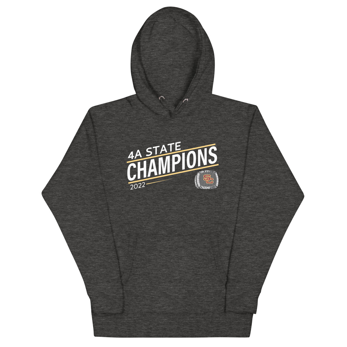 Salpointe Catholic Softball Yellow 2022 State Championship Ring Unisex Hoodie