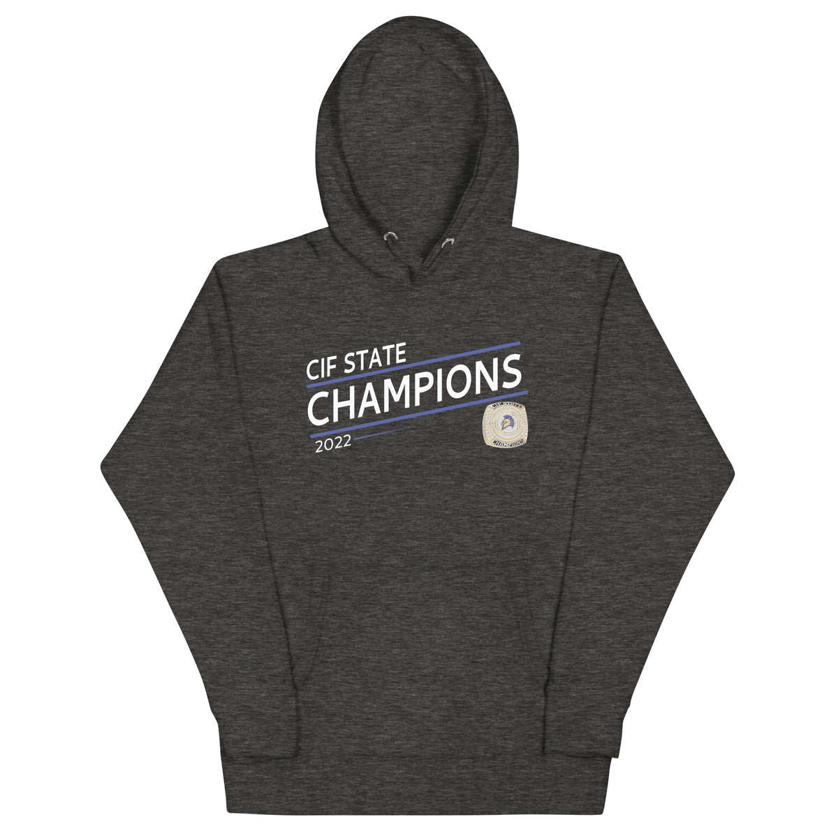 Pinole Valley Football 2022 State Championship Ring Unisex Hoodie