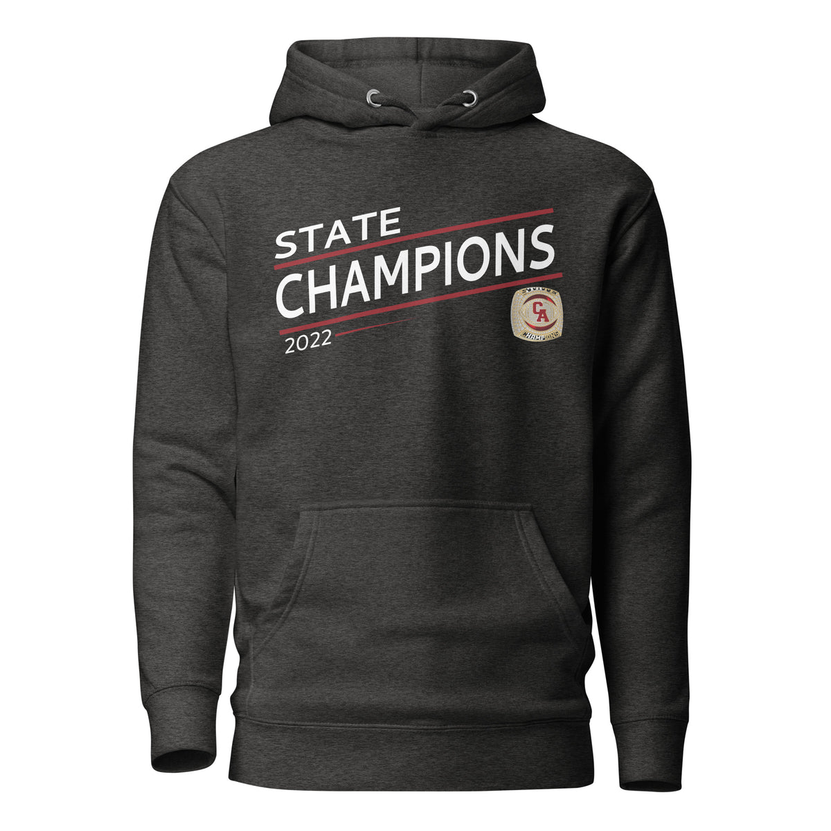 Carl Albert High School Football 2022 Gold Ring Unisex Hoodie