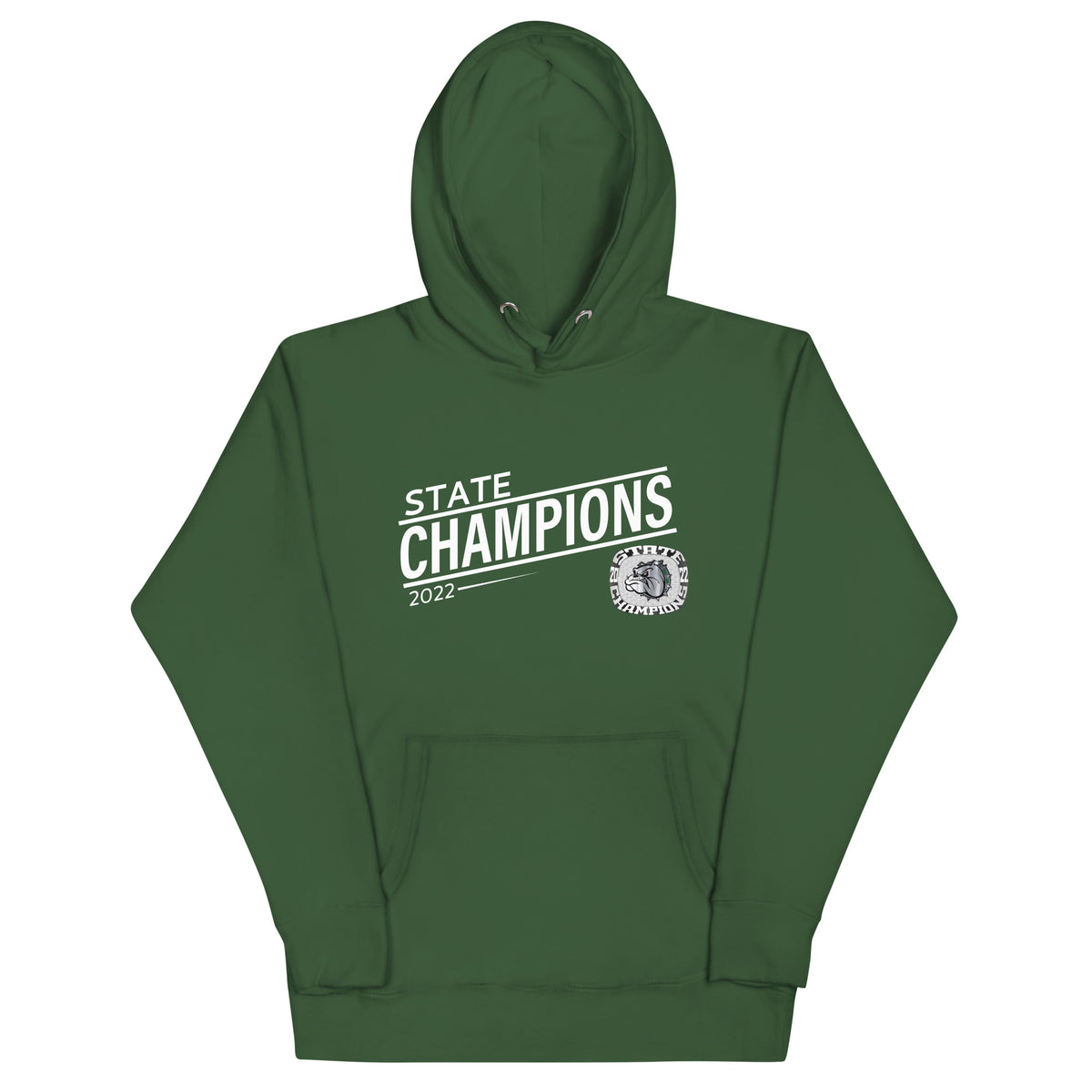 Melbourne High School Silver 2022 State Championship Ring Unisex Hoodie