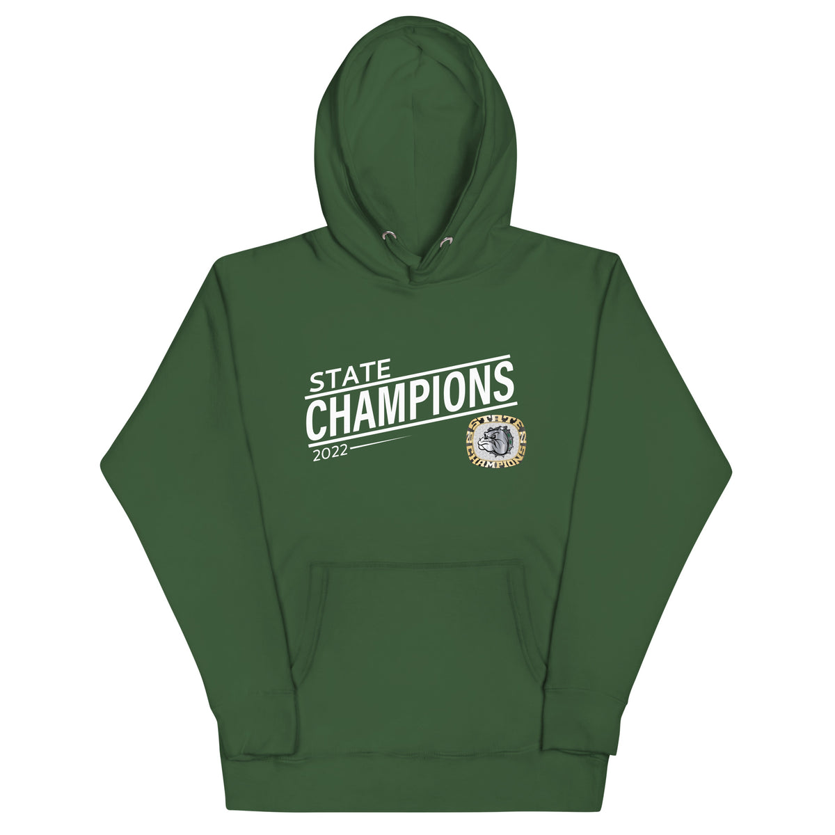 Melbourne High School Gold 2022 State Championship Ring Unisex Hoodie