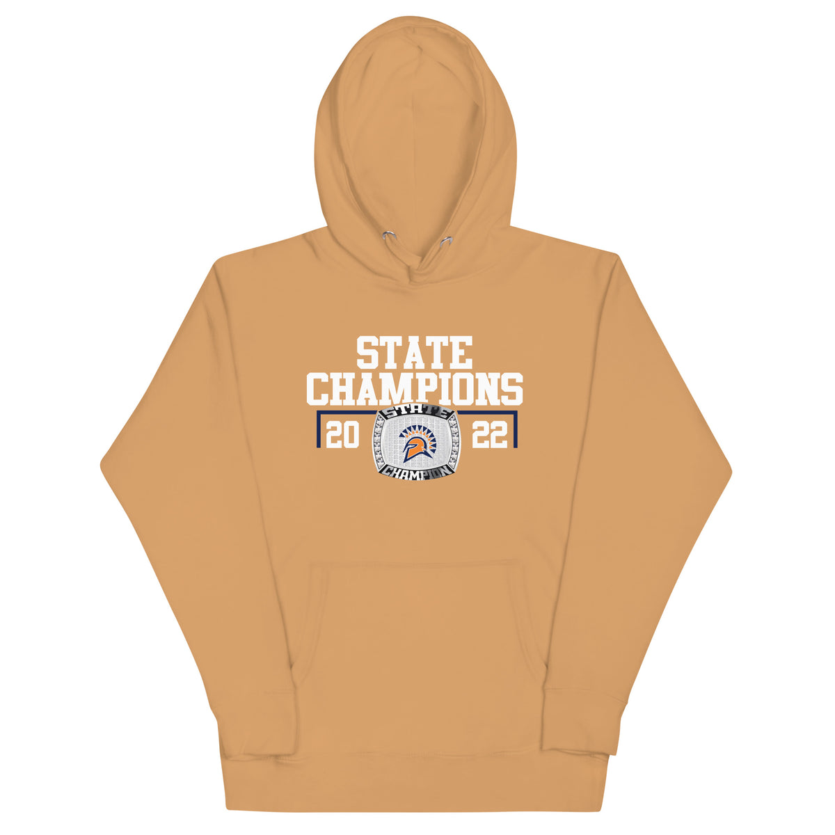 Seven Lakes High School 2022 Men’s Track and Field Championship Ring Unisex Hoodie