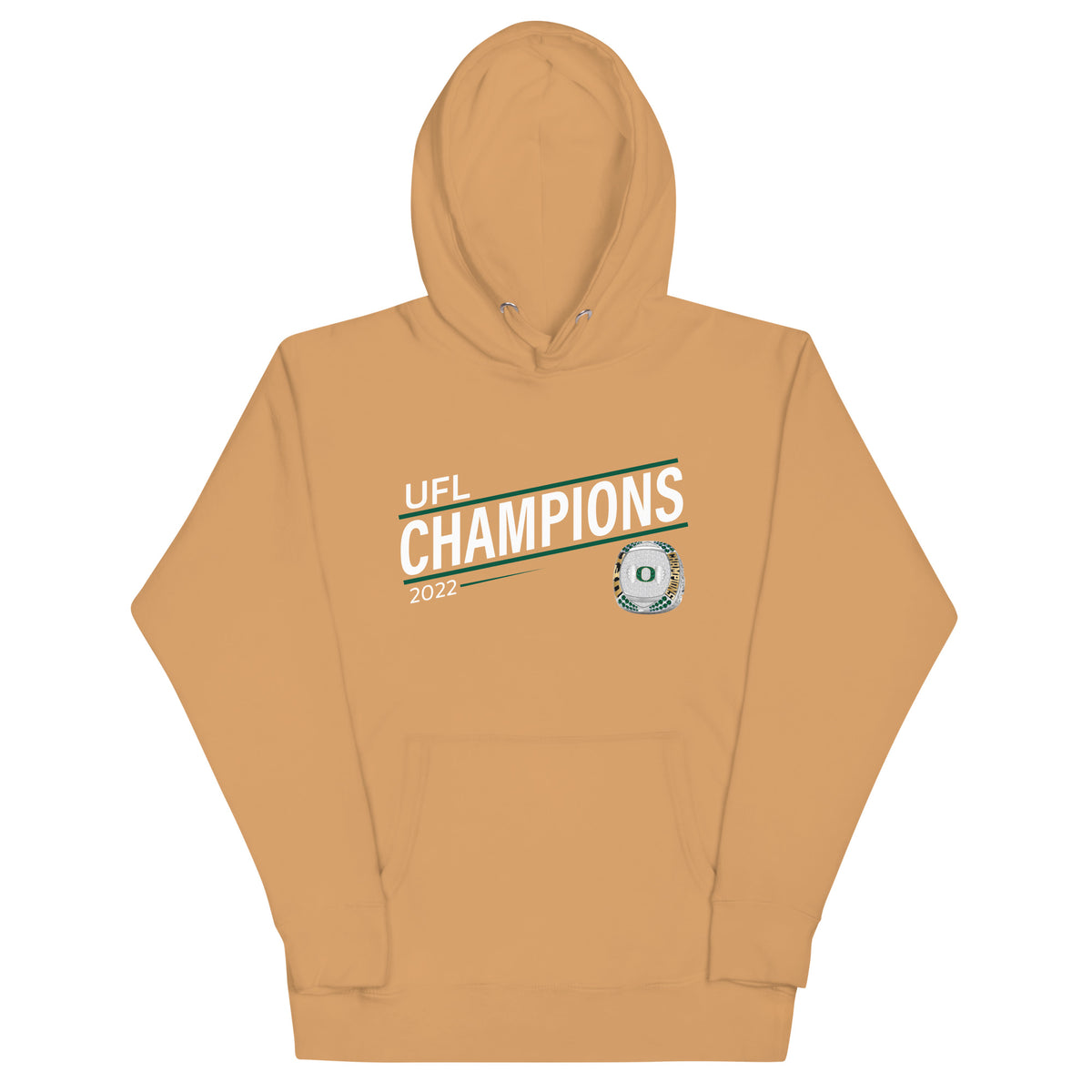 Motorcity Outlaws 2022 UFL Championship Ring Unisex Hoodie
