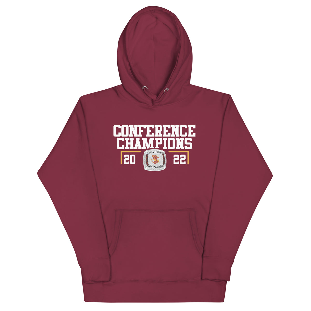 Claremont Mudd Scripps Women’s Track &amp; Field 2022 Conference Championship Ring Unisex Hoodie