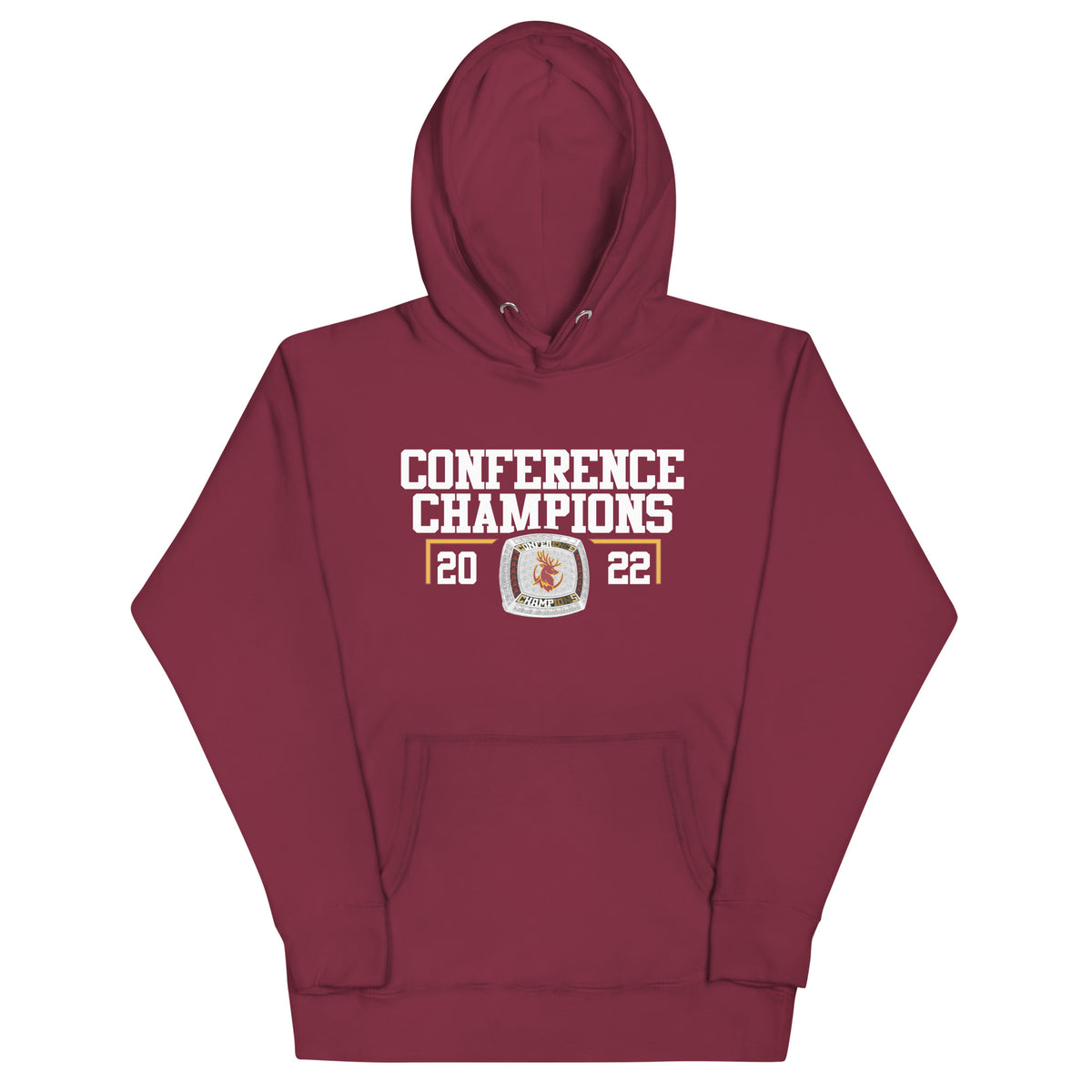 Claremont Mudd Scripps Men’s Track &amp; Field 2022 Conference Championship Ring Unisex Hoodie
