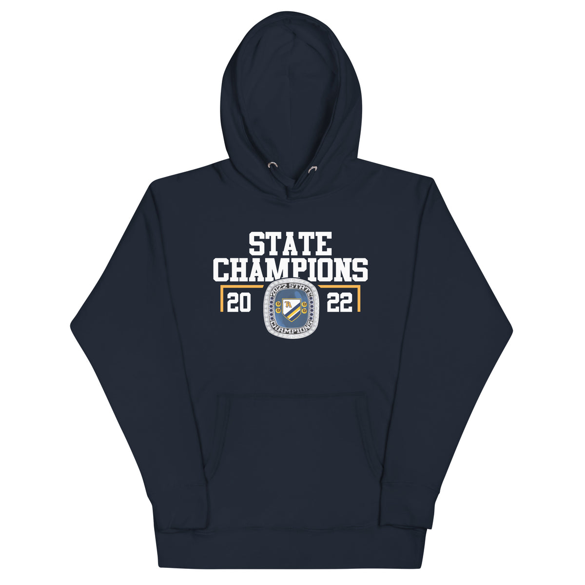 Tuscaloosa Academy Women’s Soccer 2022 State Championship Ring Unisex Hoodie