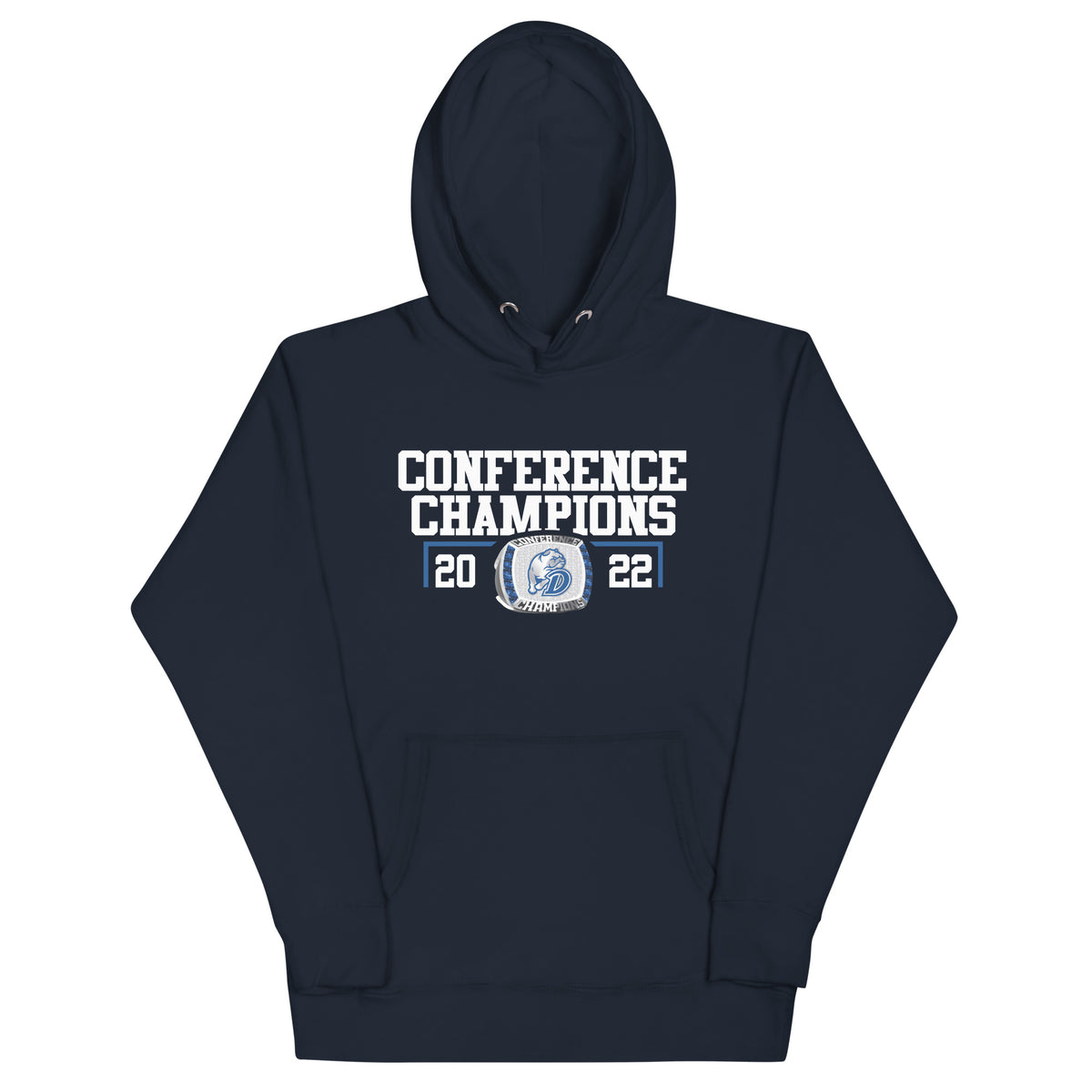 Drake University 2022 Conference Championship Ring Unisex Hoodie