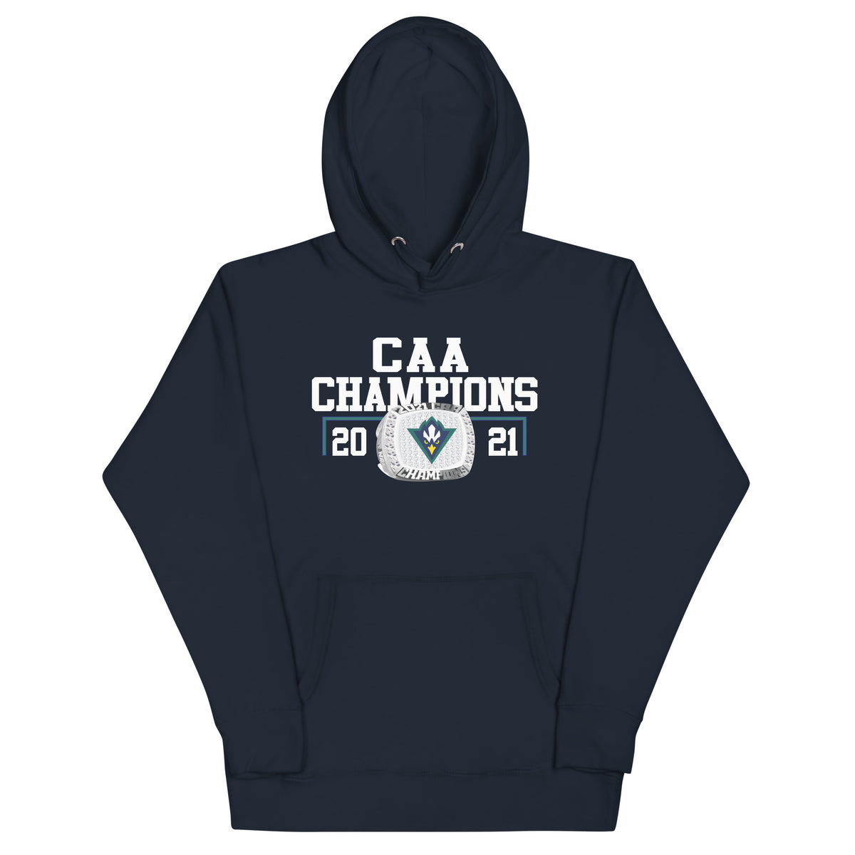 UNCW 2021 CAA Championship Ring Unisex Hoodie