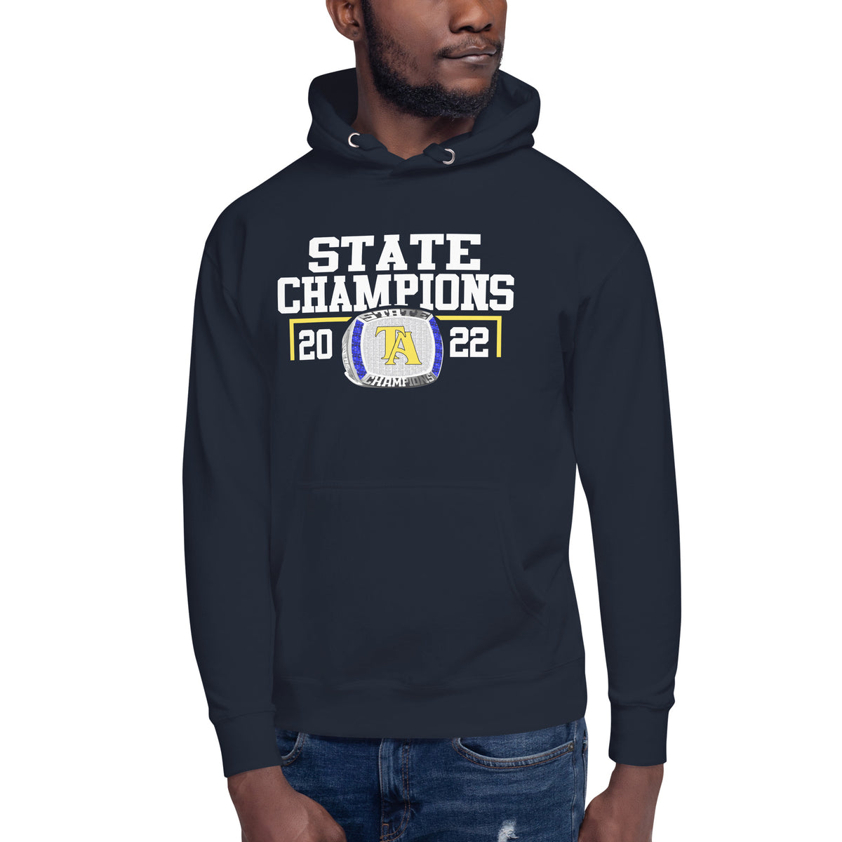 Tuscaloosa Academy Men’s Tennis 2022 State Championship Ring Unisex Hoodie