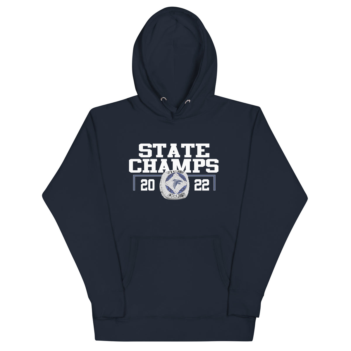 Turner High School Softball 2022 State Championship Ring Unisex Hoodie