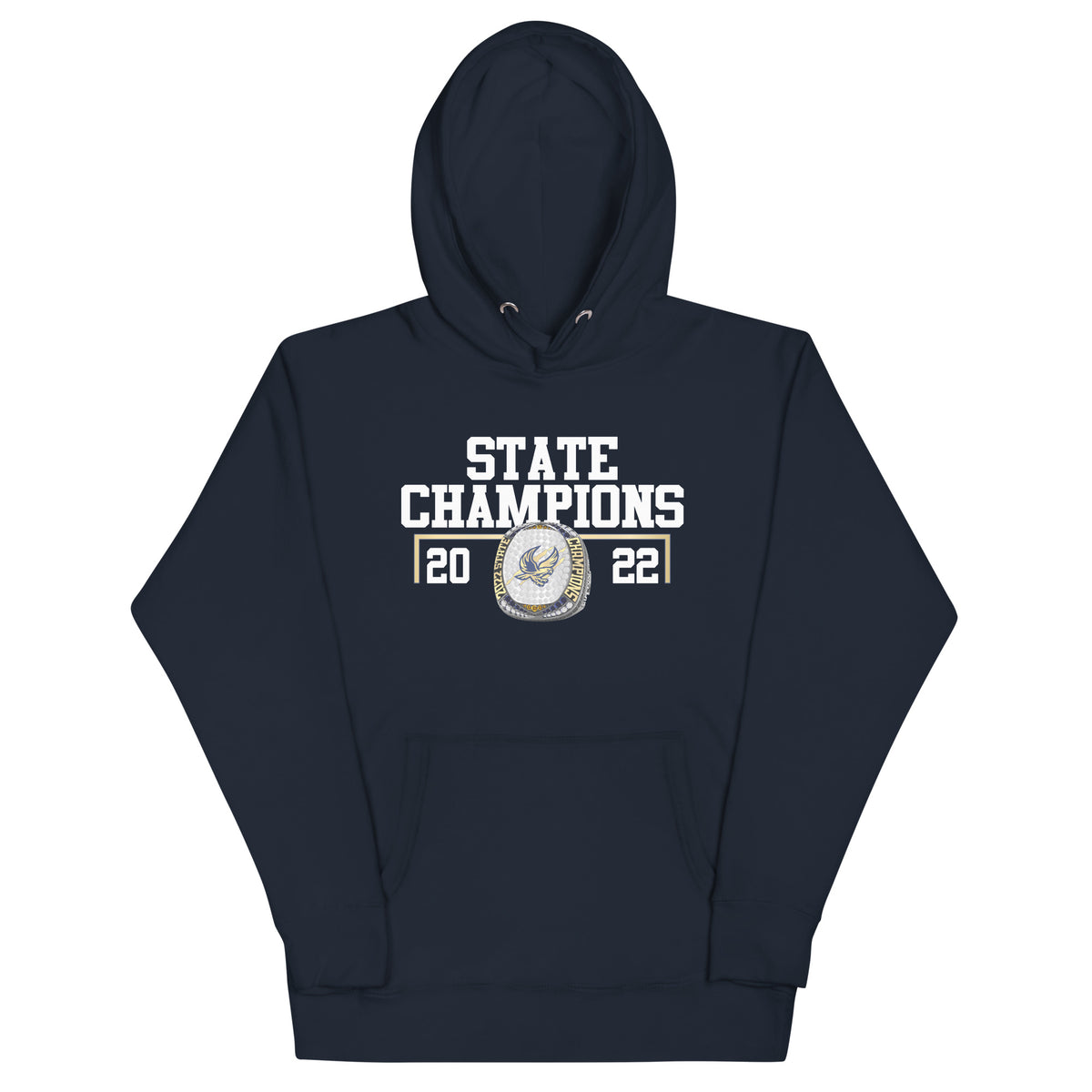Velma Jackson High School 2022 State Championship Ring Unisex Hoodie