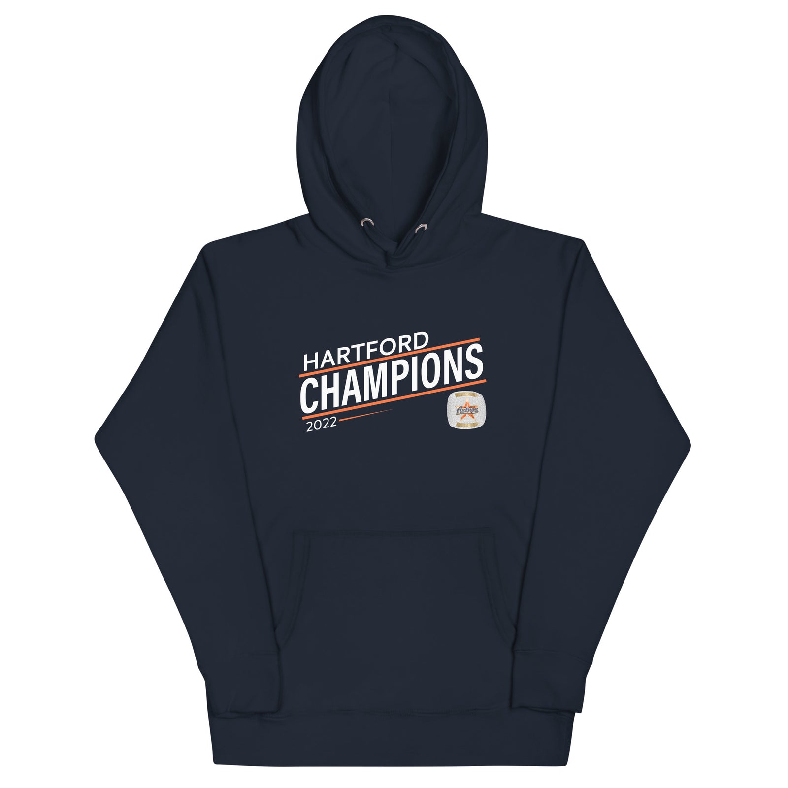 Old Timers Baseball 2022 Hartford Champions Ring Unisex Hoodie