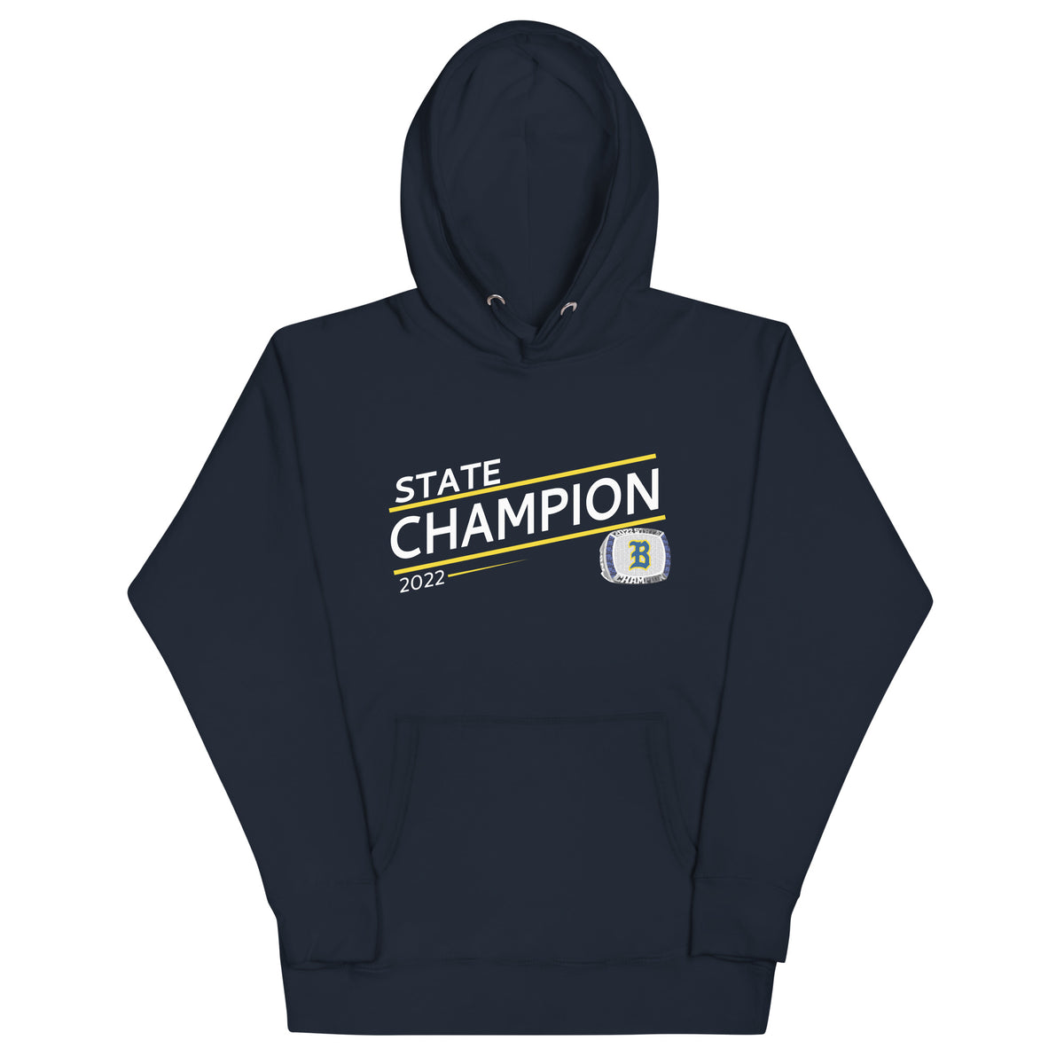 Clear Spring High School 2022 State Championship Ring  Unisex Hoodie