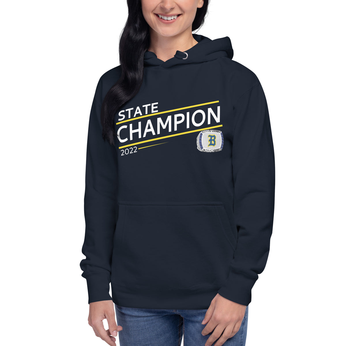 Clear Spring High School 2022 State Championship Ring  Unisex Hoodie