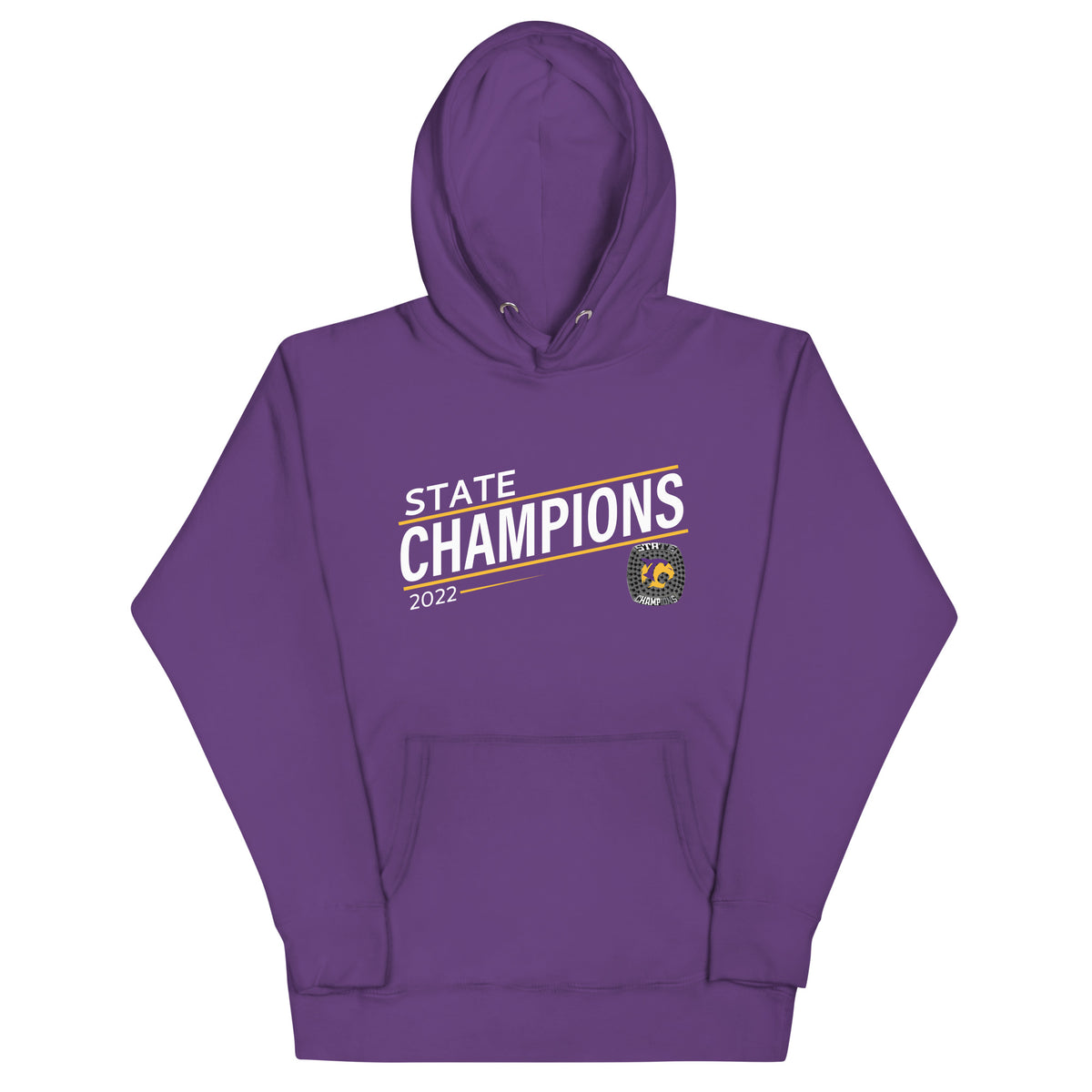 Hot Springs County High School 2022 State Championship Ring Unisex Hoodie