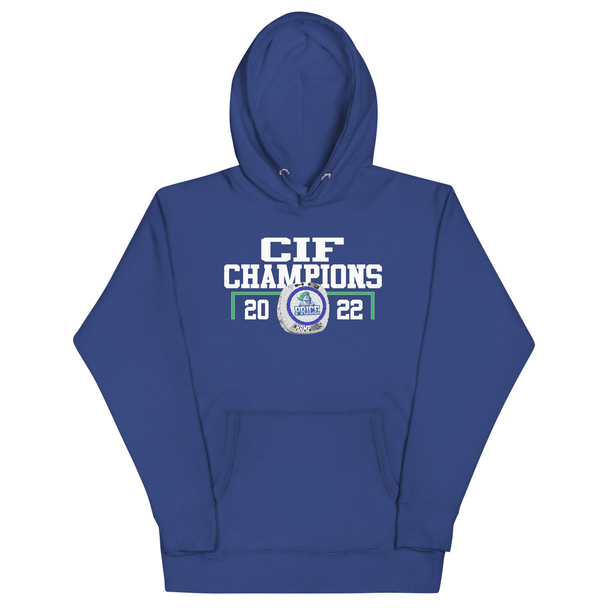 Frederick KC Price III Christian High School CIF Champions Unisex Hoodie
