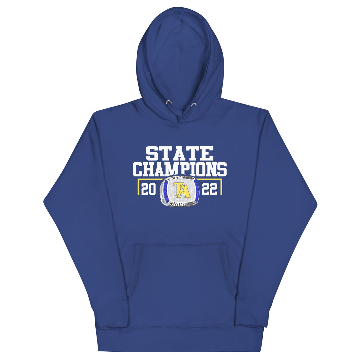 Tuscaloosa Academy Men’s Tennis 2022 State Championship Ring Unisex Hoodie