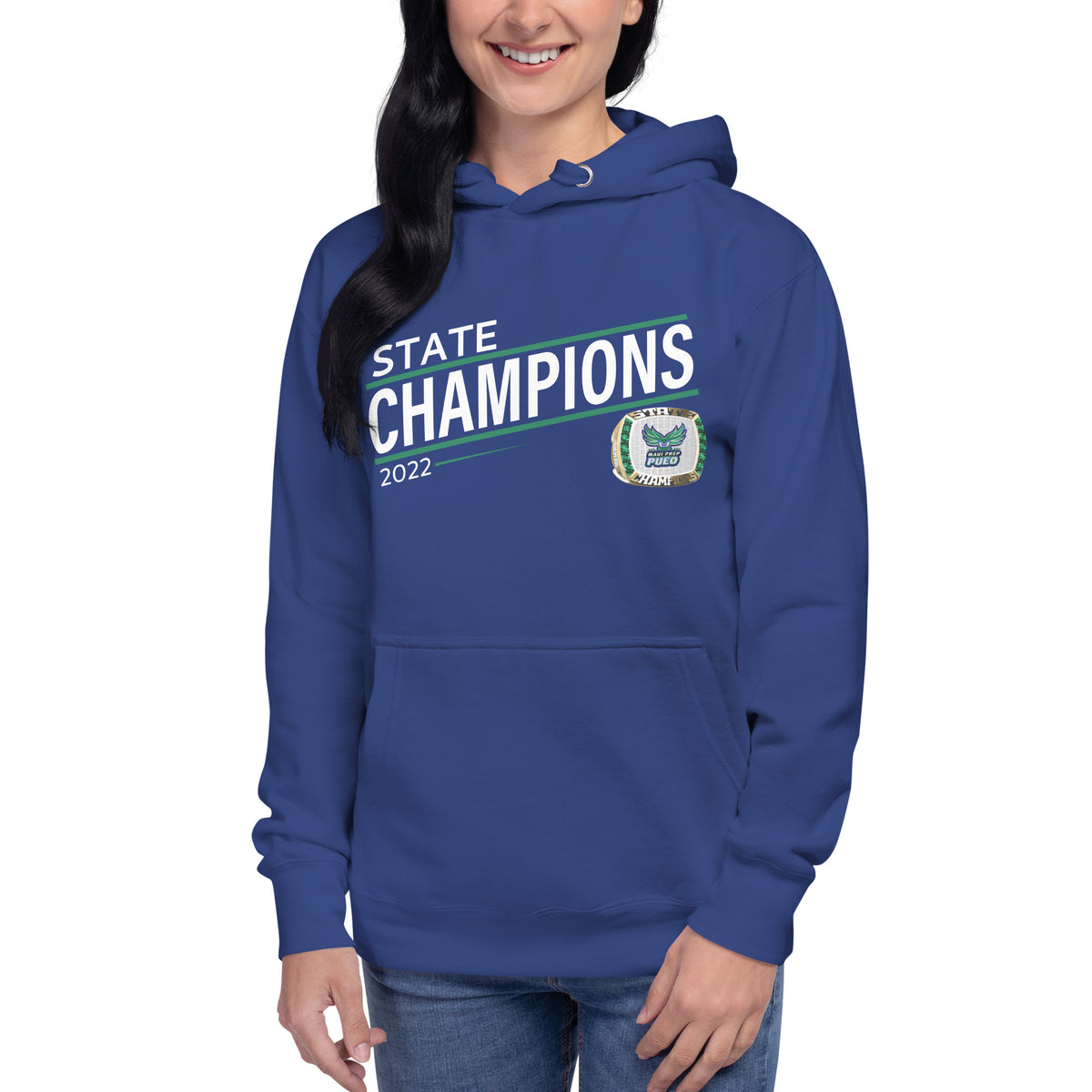 Maui Preparatory Academy 2022 State Championship Ring Unisex Hoodie