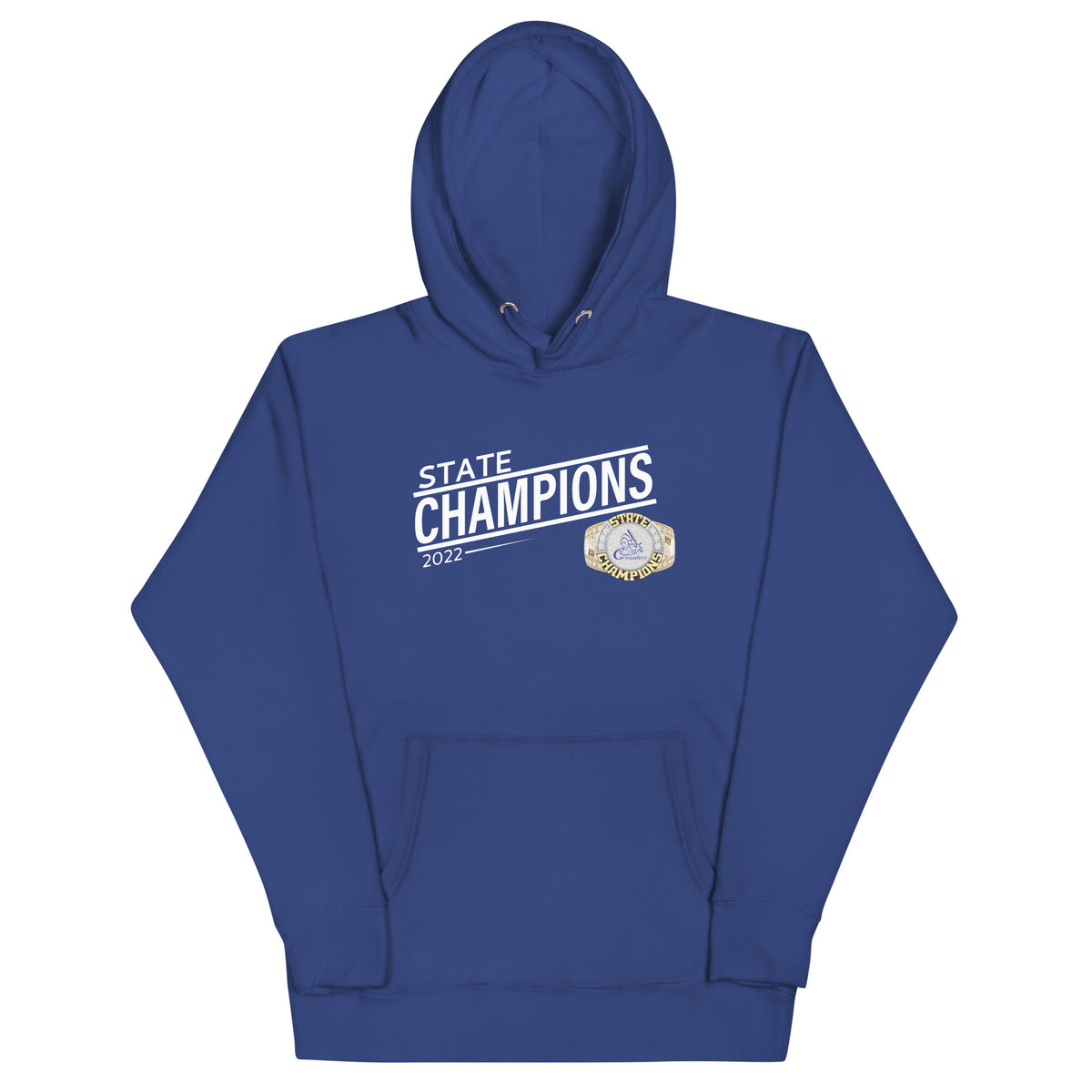 Christ the King Crusaders 2022 State Championship Ring Unisex Hoodie