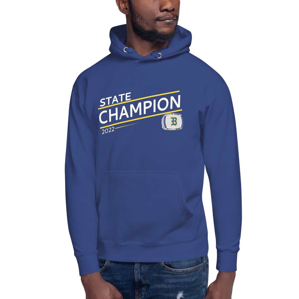 Clear Spring High School 2022 State Championship Ring  Unisex Hoodie