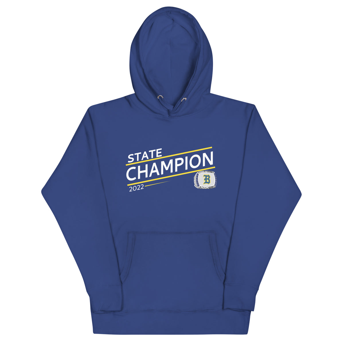 Clear Spring High School 2022 State Championship Ring  Unisex Hoodie
