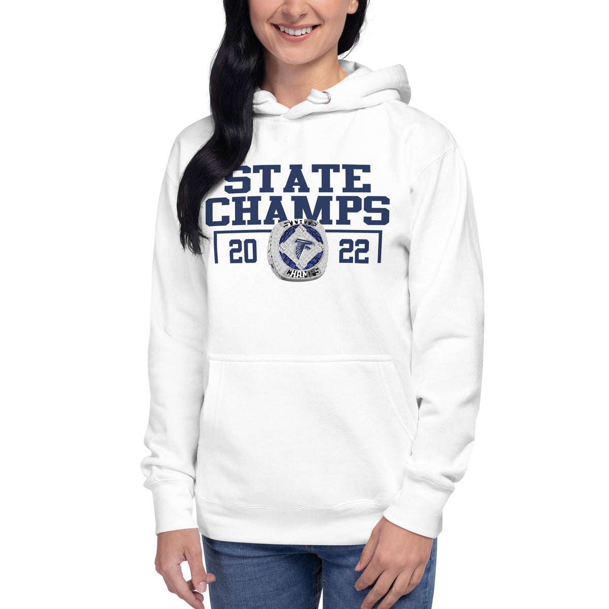 Turner High School Softball 2022 State Championship Ring Unisex Hoodie