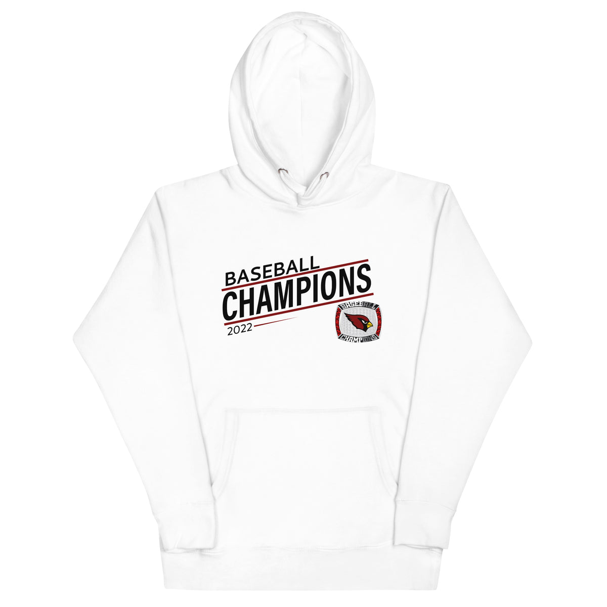 Fairmont Senior High School 2022 Baseball Championship Ring Unisex Hoodie