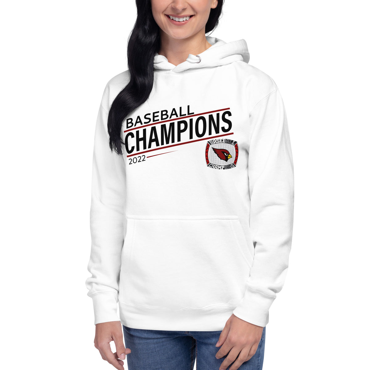 Fairmont Senior High School 2022 Baseball Championship Ring Unisex Hoodie