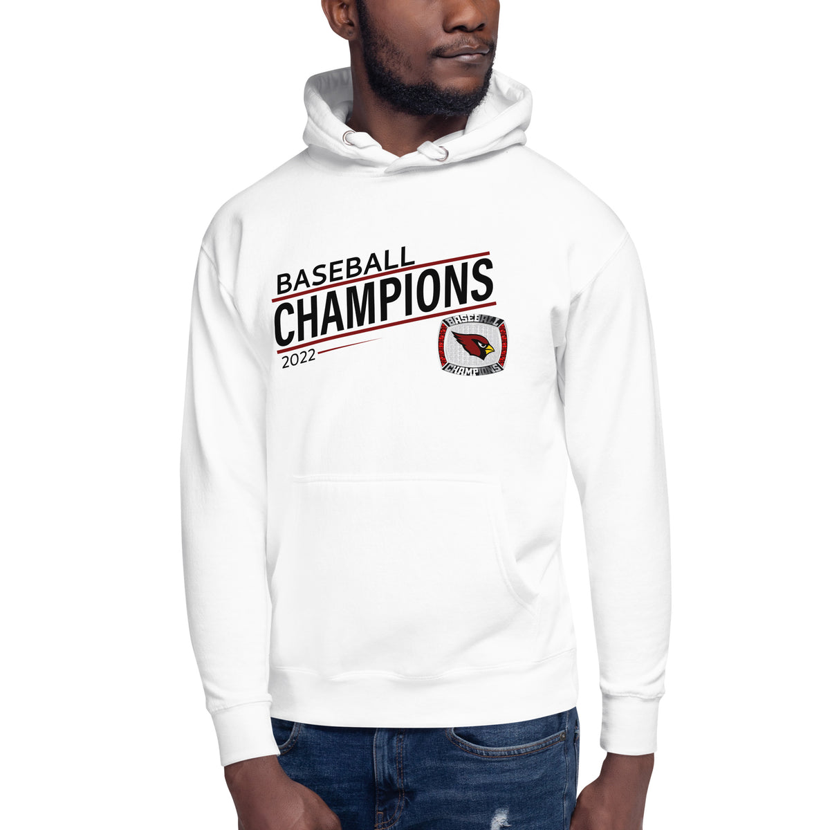 Fairmont Senior High School 2022 Baseball Championship Ring Unisex Hoodie