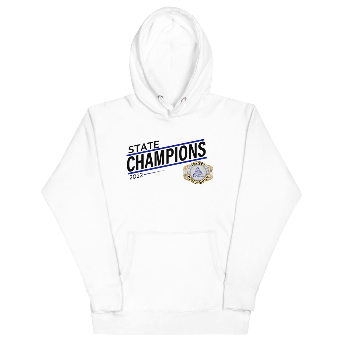 Christ the King Crusaders 2022 State Championship Ring Unisex Hoodie