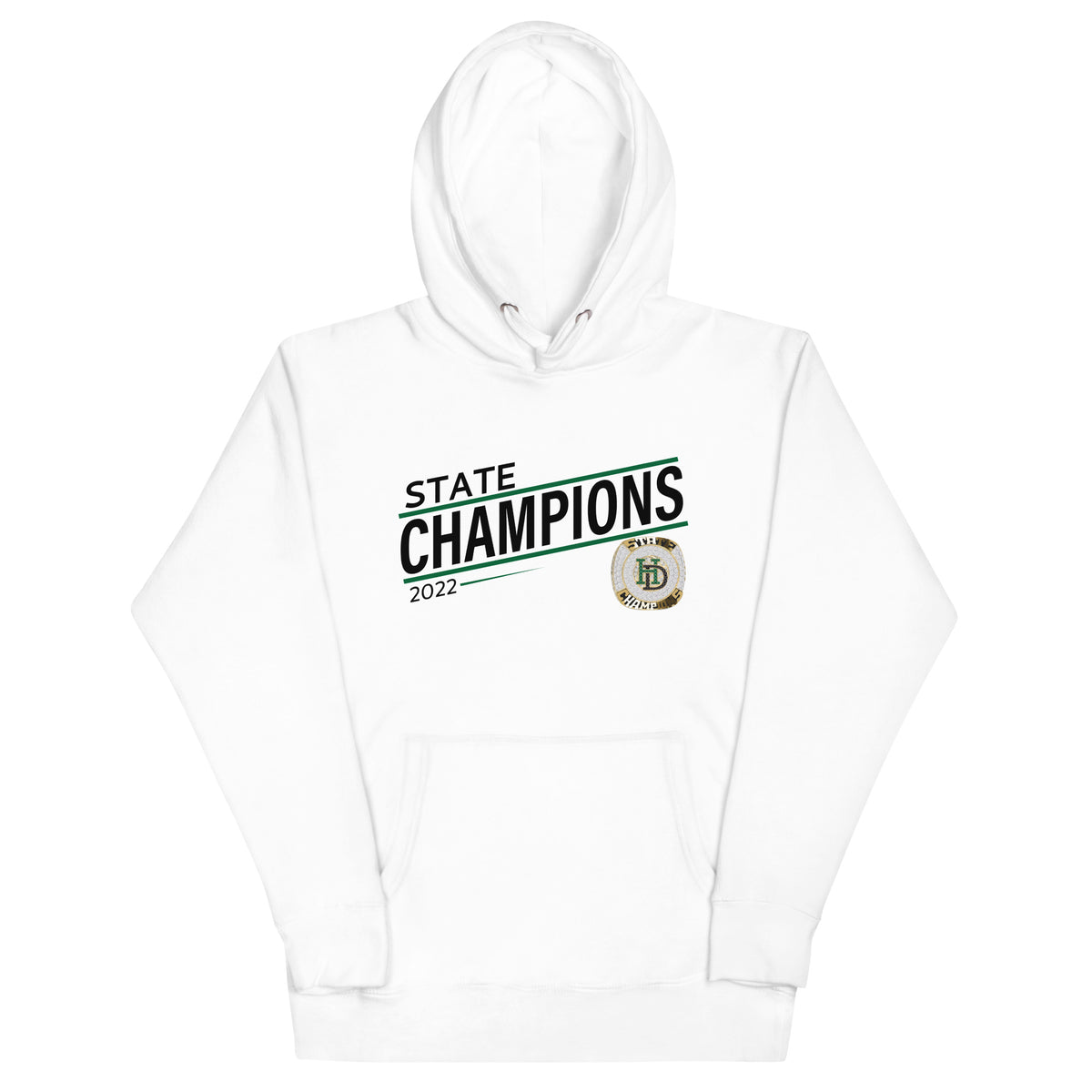 Howells-Dodge 2022 State Championship Ring Unisex Hoodie