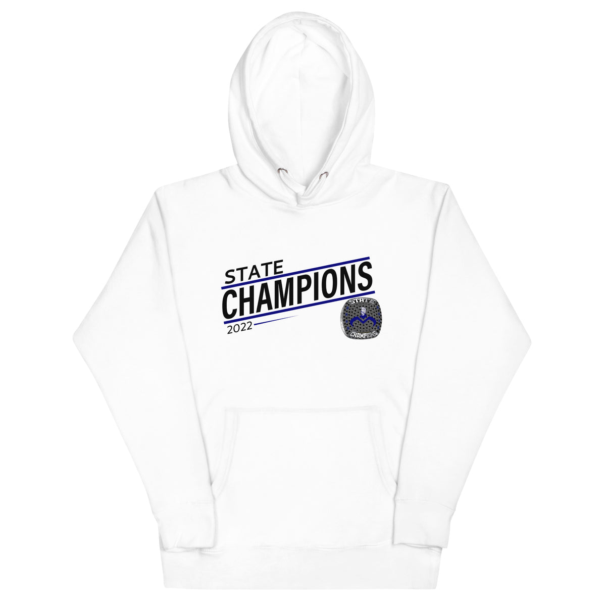 Moanaluau High School 2022 State Championship Ring Unisex Hoodie
