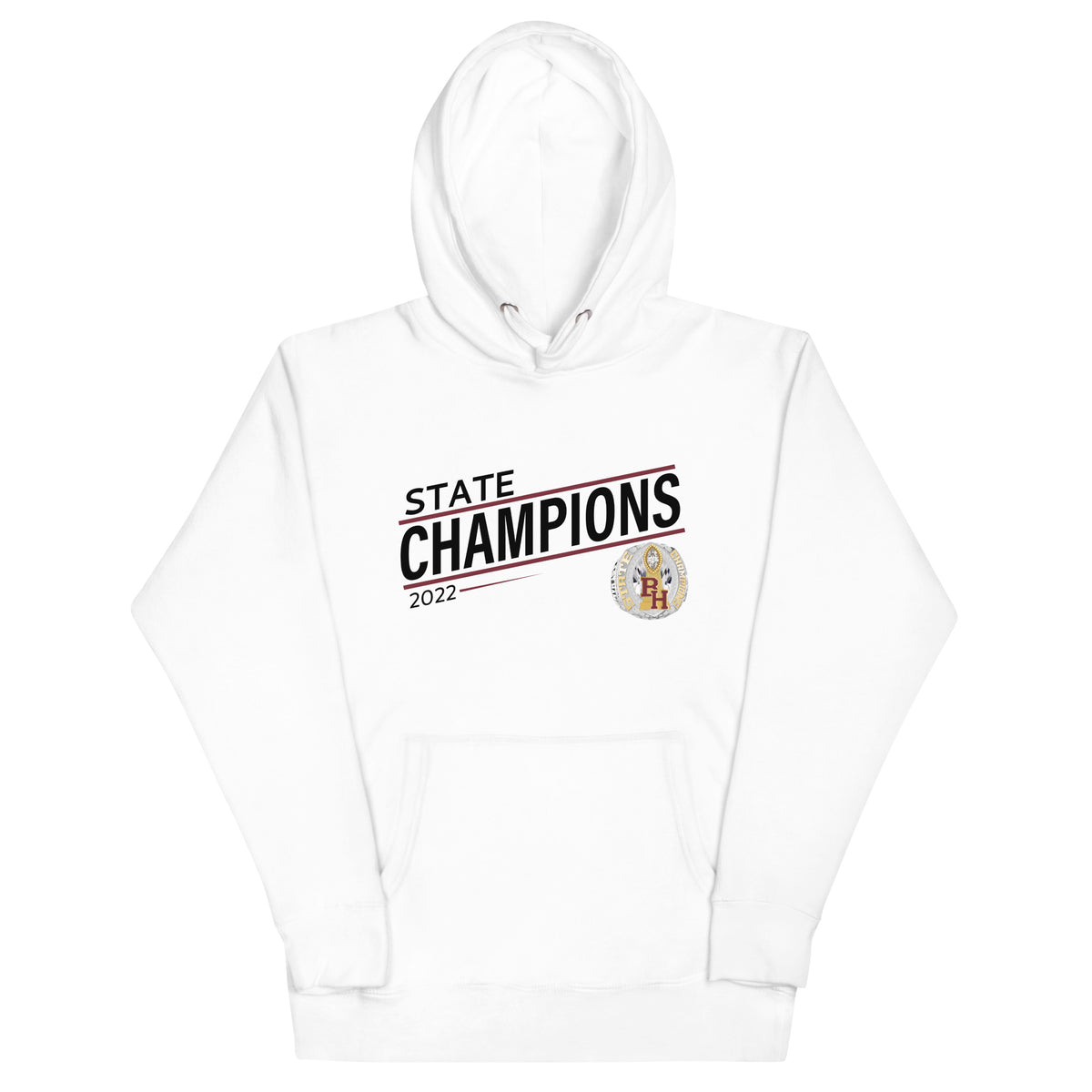 Big Horn High School 2022 State Championship Ring Unisex Hoodie