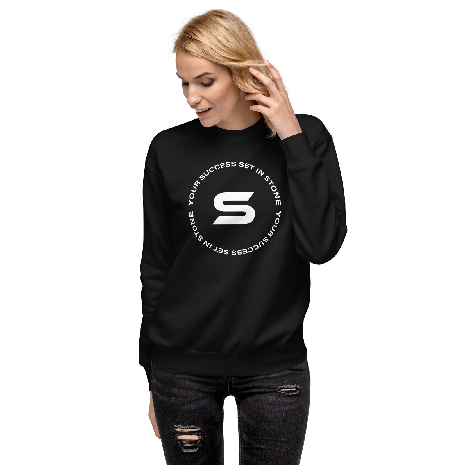 Signature S Logo Cotton Heritage Unisex Crewneck Sweatshirt