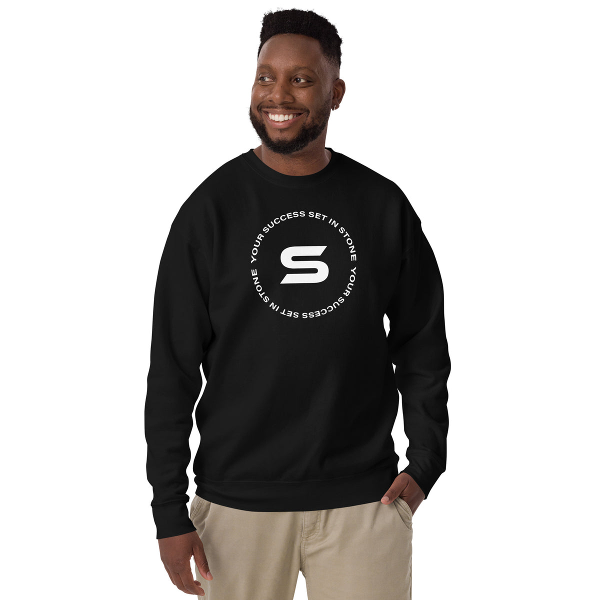 Signature S Logo Cotton Heritage Unisex Crewneck Sweatshirt