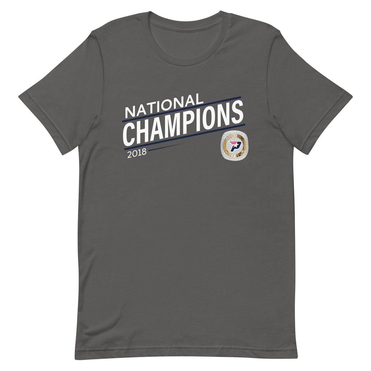 South Bay Patriots Blue Line 2018 National Championship Ring Unisex t-shirt